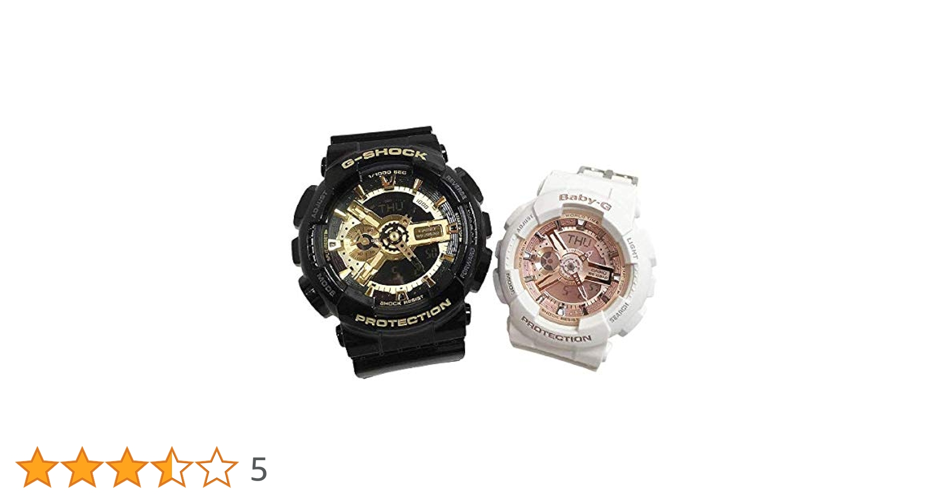 まぁ〜【新品/2個セット】G-SHOCK＆BABY-G Amazon.co.jp: カシオCASIO 腕時計 G-SHOCK&BABY-G ペアウォッチ